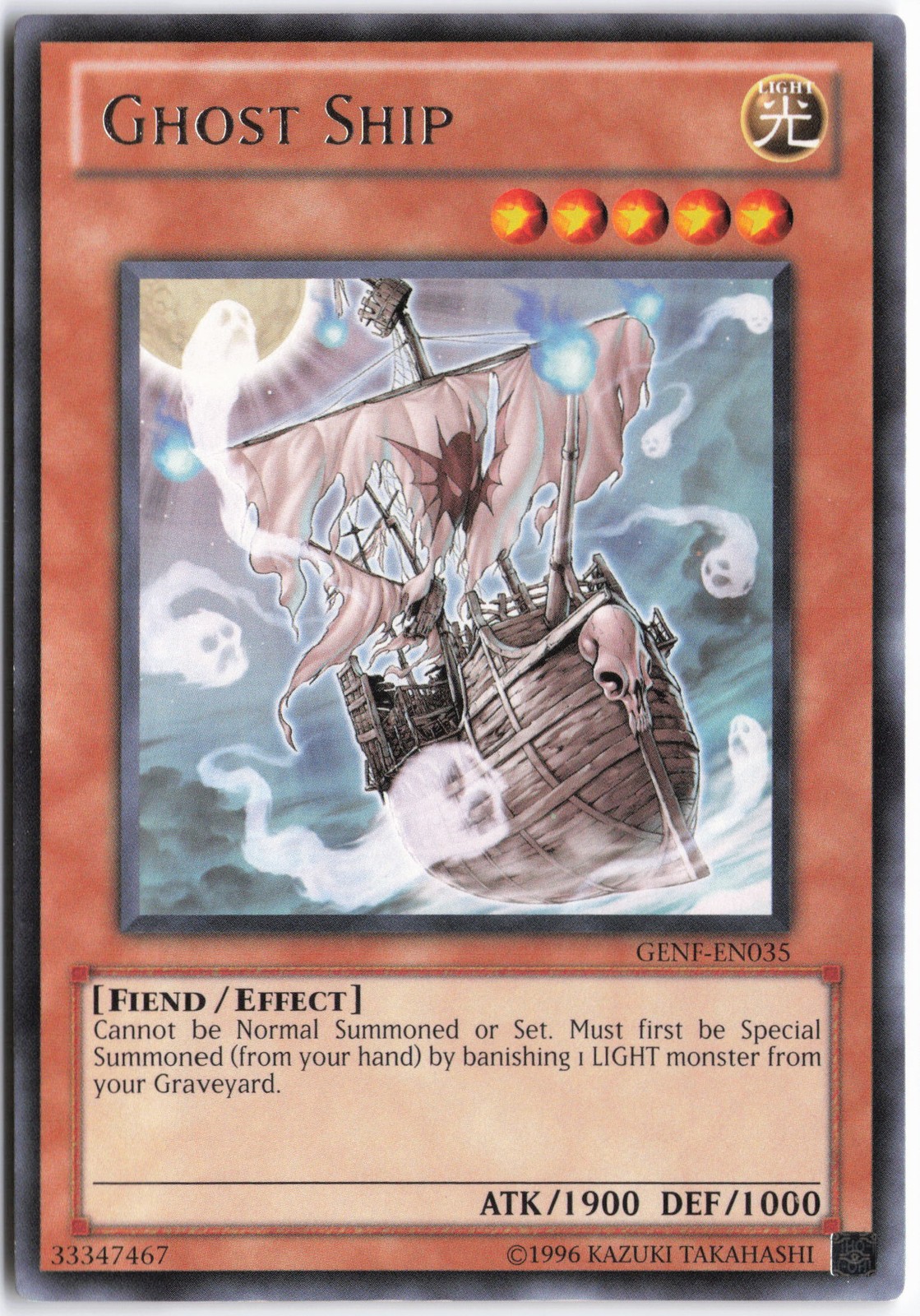 Yugioh - Ghost Ship GENF-EN035 Unlimited - Generation Force