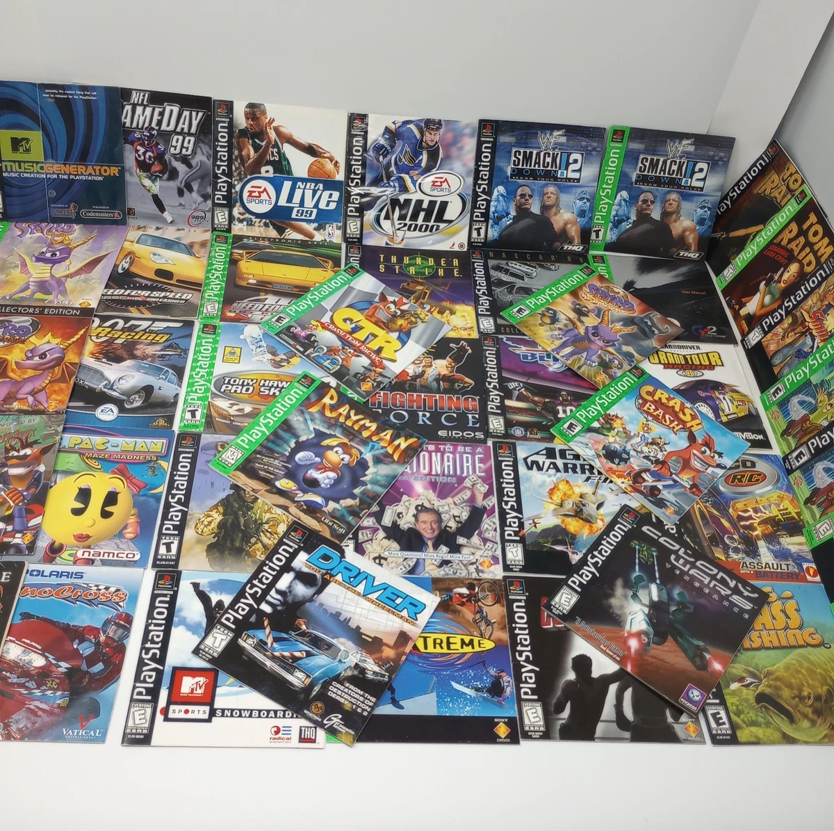 Sony PlayStation 1 Manuals, Inserts & Box Art in English for sale