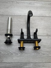Kohler K-28124-4K-BL Venza 1 GPM Centerset Bathroom Faucet - Black USED