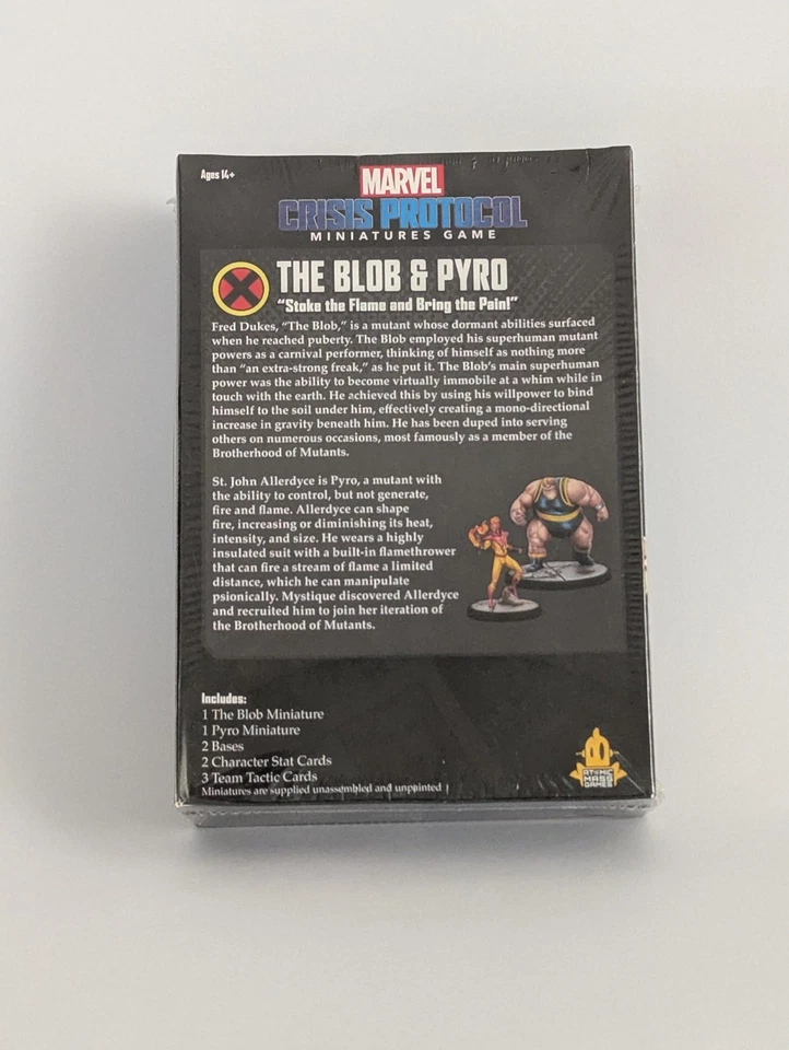 Marvel Crisis Protocol The Blob & Pyro Miniatures Game X-Men Asmodee CP 82 New - Image 2 of 4