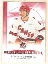 Scott Morrow 2024-25 SP Authentic Limited Red Para RC #142 Hurricanes