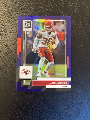 2022 Panini Donruss Optic Purple Prizm /50 L'Jarius Sneed #99