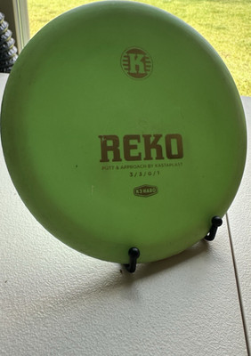 Kastaplast REKO K3 Hard Basic Plastic Green 172g Putt & Approach 3/3/0/1