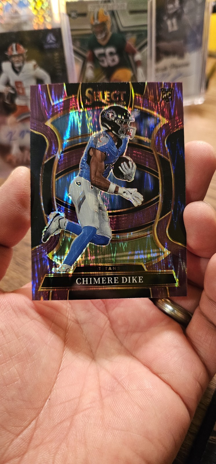 Chimere Dike 2025 Panini Select #27 Concourse Purple Prizm Shock RC /699