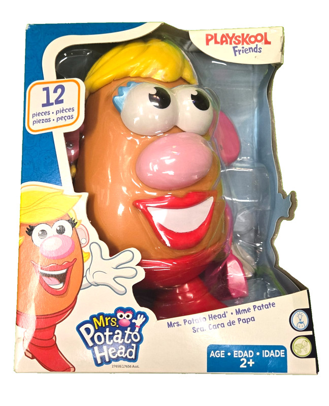 NEW Mrs Potato Head Playskool Friends Classic 12 Pieces Old Stock Spanish Label