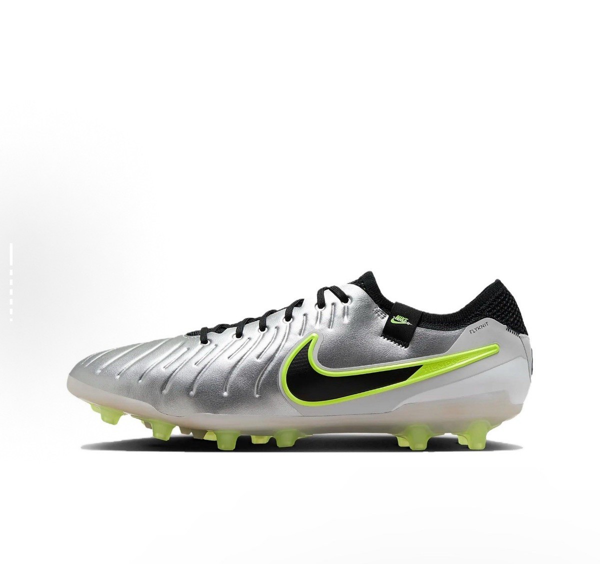Nike Tiempo Legend 10 Elite AG-Pro Metallic Silver Volt DV4330-001