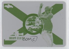 2013 Leaf Perfect Game Showcase Printing Plate Yellow 1/1 Keith Weisenberg 3z8