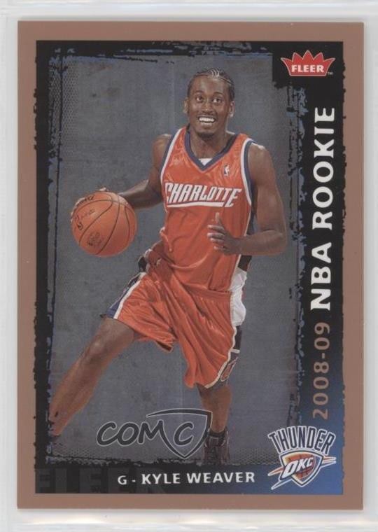2008-09 Fleer 2008-09 NBA Rookie Kyle Weaver #232 Rookie RC gp1