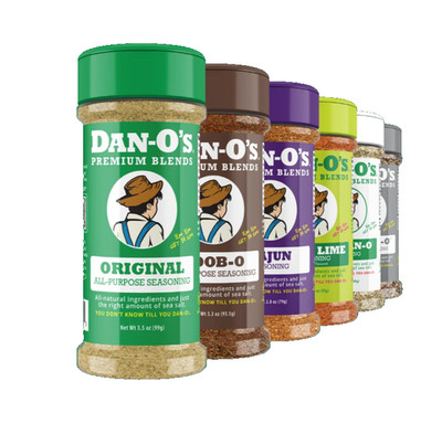 Dan-O's Seasoning Set -Premium Blend Best Sellers   Small 6 Bottle Bundle