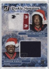 2022 Donruss Rookie Holiday Sweater Dual Dameon Pierce John Metchie III 1d2v