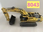 LEGO Technic Motorized Excavator 8043 In 2010 Used Retired Comp W/Manuals