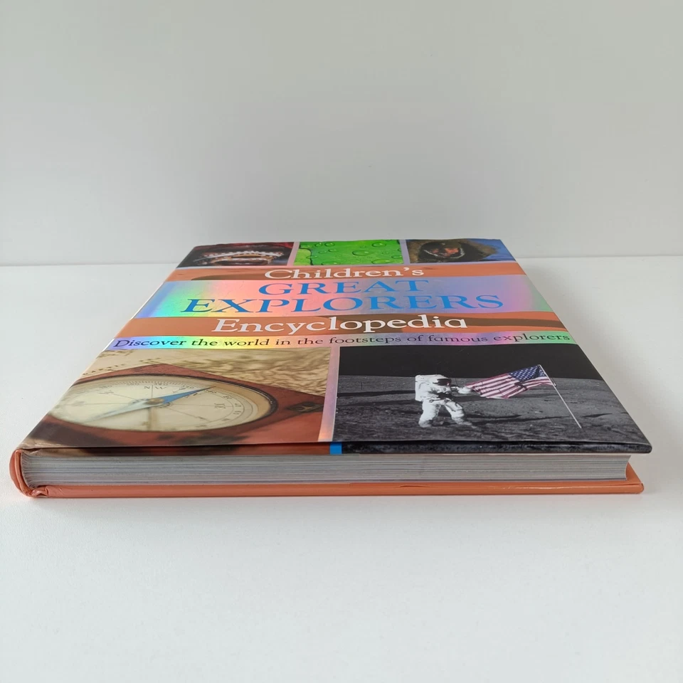 Children's Great Explorers Encyclopedia Hardcover Book History Educational - image 3 of 4