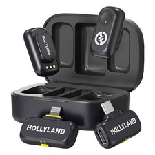 Hollyland LARK A1 Combo 2-Person Wireless Lavalier Microphone System Smartphone