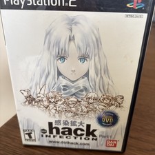 .hack Infection w/Anime DVD (PlayStation 2 PS2, 2003) - No Manuel