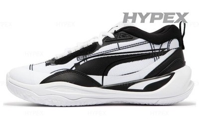 Puma Playmaker Pro 'Courtside - White Black' Men 378324-01 New Size