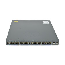 Cisco WS-C2960XR-48TS-I 48 Port 10/100/1000GbE 4x 1Gbps SFP Uplinks Switch