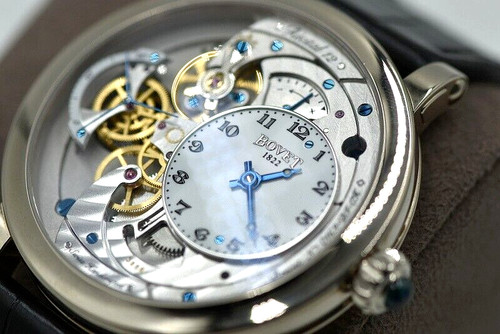 Bovet 18k Dimier Recital 12 R120004-31 31/100 Limited Edition Skeleton Watch COA