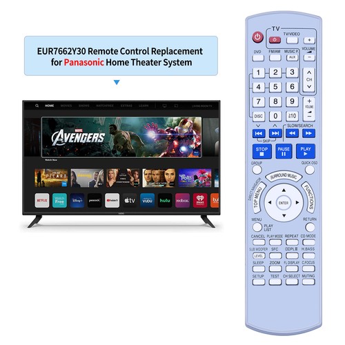 New EUR7662Y30 For Panasonic DVD Player Remote Control SC-HT744 SA-HT740 - Picture 2 of 7