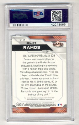 HELIOT RAMOS 2017 BOWMAN