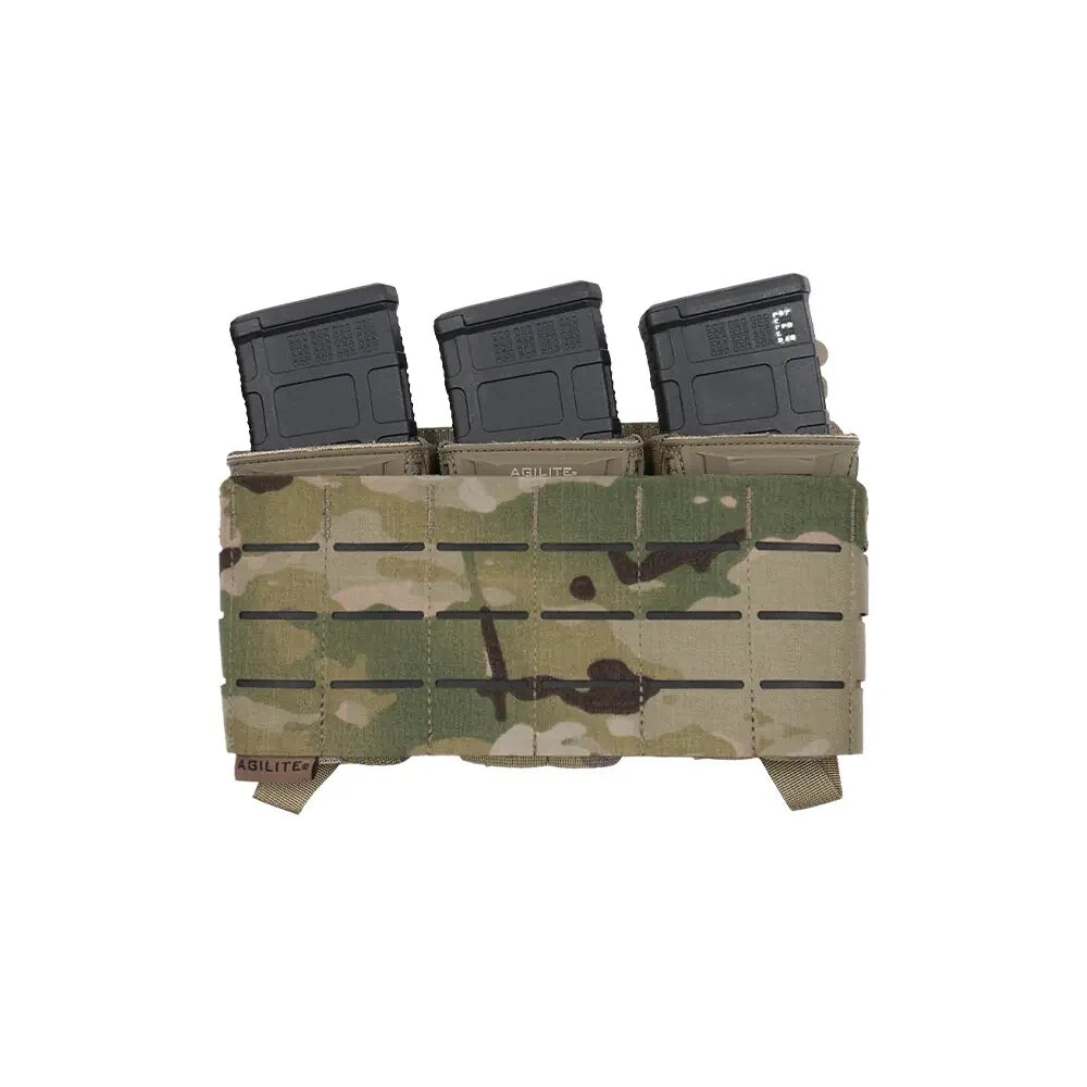 Agilite Pincer Placard MOLLE, Triple Mag Pouch, Fits 5.56