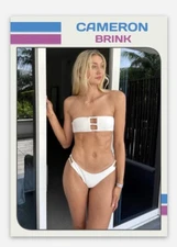 Cameron Brink Custom Card Limited Print Swim Suit WNBA LA Sparks Stanford Model
