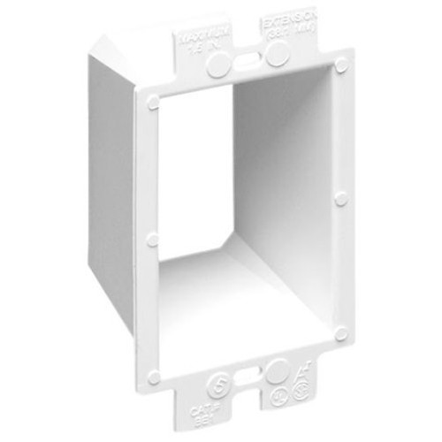 Arlington BE1 NonConductive Box Extender, Single Gang, White eBay
