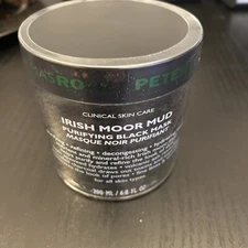 PETER THOMAS ROTH IRISH MOOR MUD PURIFYING BLACK MASK 6.8 OZ HUGE SIZE