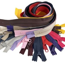 10pcs YKK #4.5 8" Handbag or Purse Bulk Zipper with Extra-Long Pull Made In USA