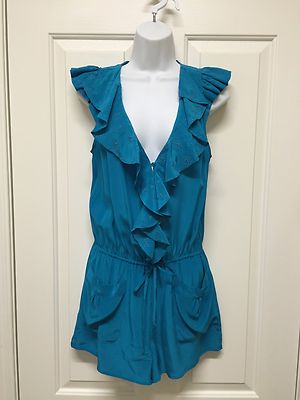 maxi dresses elegant Tie Waist Romper in Cotton Dobby main image 0