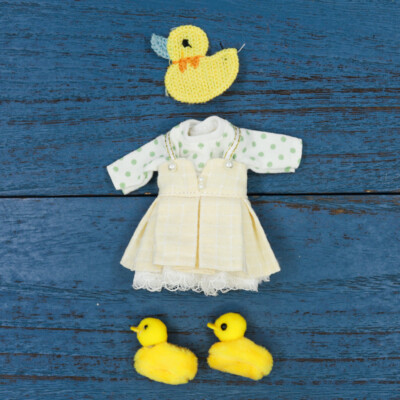 Lovely idyllic duck suit+headdress 8'' Blythe Doll Outfit