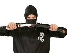 Spada Katana Da Samurai Ninja Per Costume Di Carnevale Da Travestimento Maschera