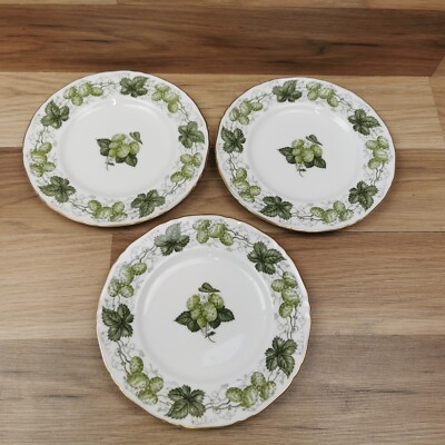 3 x Royal Worcester Worcester Hopfen Mathon 7,25'' Teller