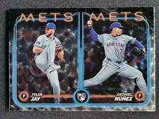 2024 Topps Update Mets Rookies Super Box Silver Crackle RC #US82 - FREE SHIP