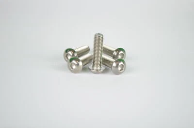 UK FASTENER SHOP LTD M5 x 10 mm Button Head Screw Allen Key Screw Socket Bolt Stainless Steel A2