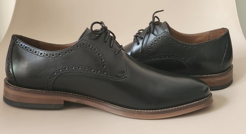 Johnston & Murphy Italian Leather Men's Conard 2.0 Plain Toe Dress Shoe Size 12 - Picture 4 of 7