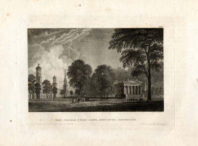 Antiker Druck - YALE COLLEGE - NEWHAVEN - USA - Meyer - 1834