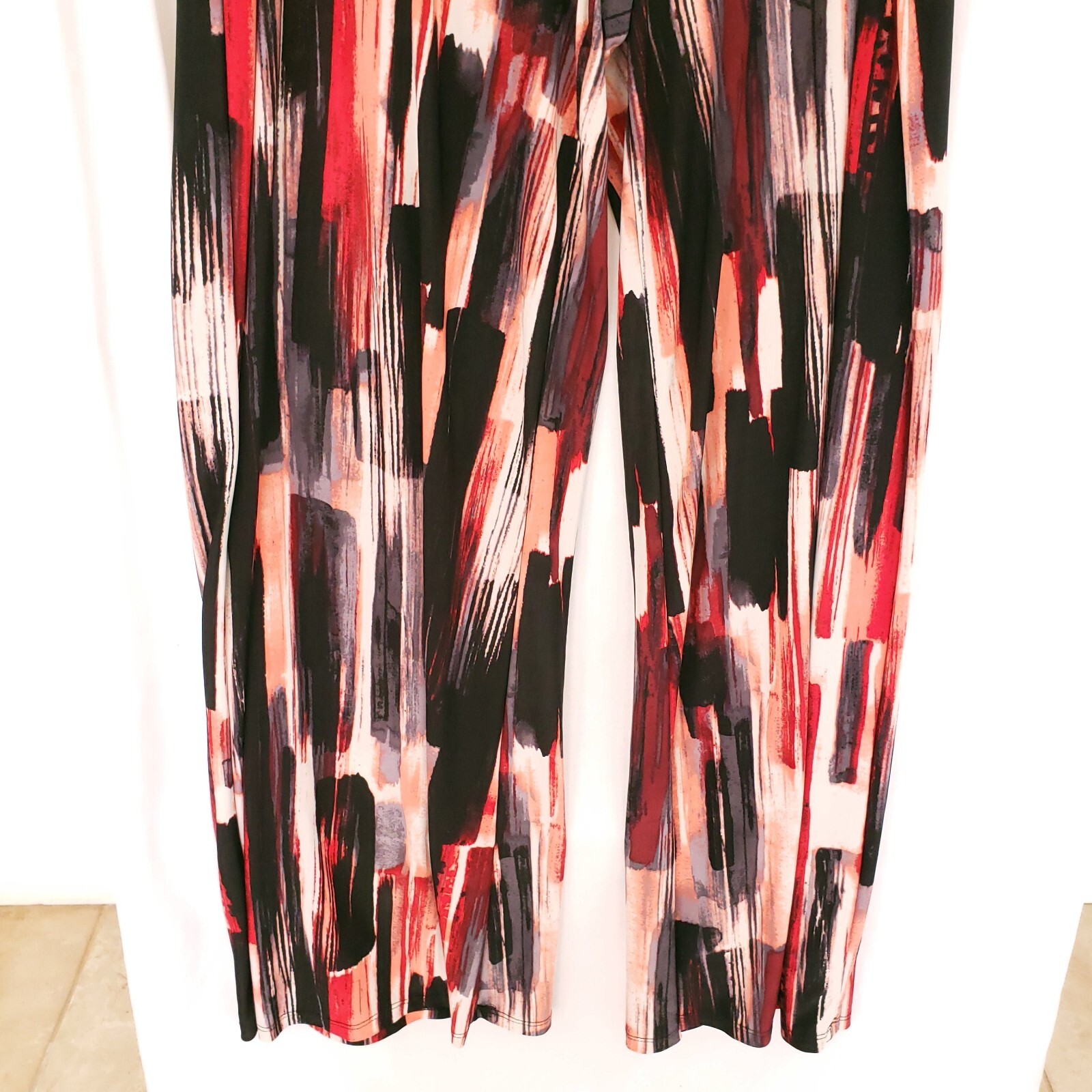 24/7 Comfort Multicolor Pattern Straight Wide Leg… - image 8