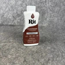 RIT All Purpose Fabric Clothes Dye Cocoa Brown 8 oz Cotton Wool Nylon more