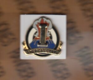 US Army 1st Signal Command crest DUI badge V-21