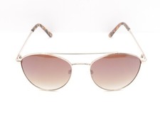 OSCAR DE LA RENTA OLIVIA O4059F AVIATOR SUNGLASSES GOLD/BROWN 56-19-145 NEW