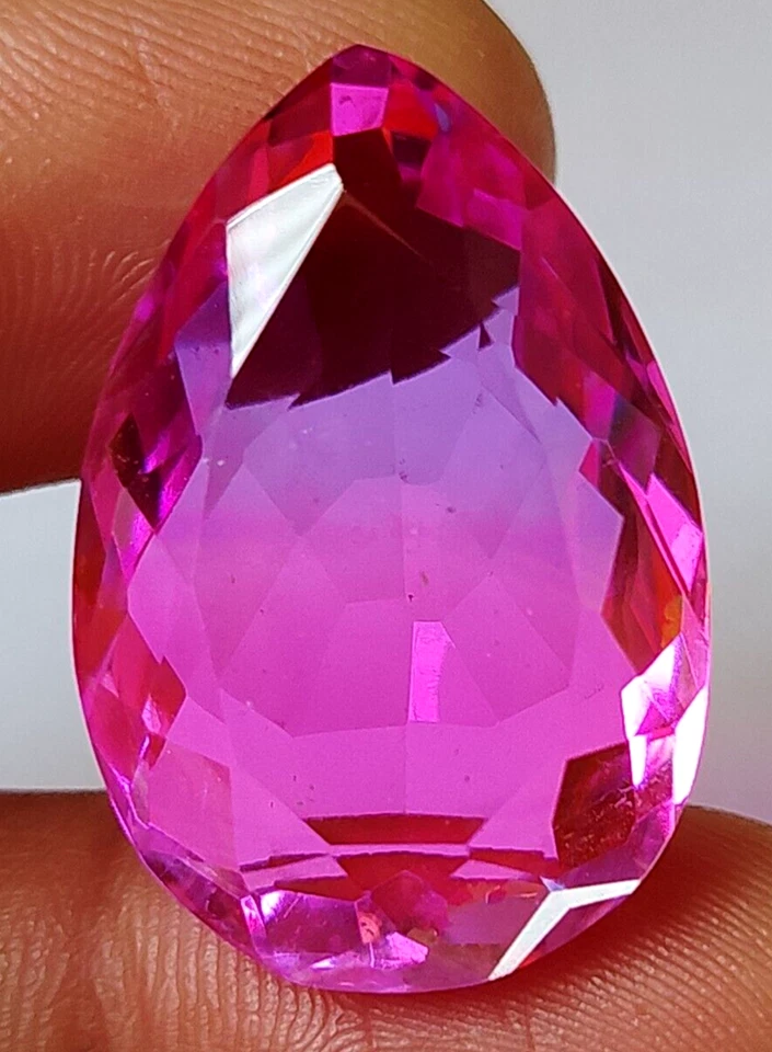 AAA+ Large Tourmaline Bi-Color 38.45 Ct. Pear Cut Loose Gemstone Gift for Women - Image 2 of 4