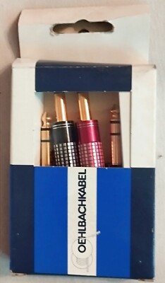 Oehlbach Klinkenstecker K 2; 4 Stk. NEU in Originalverpackung