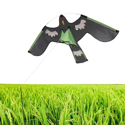 1PCS * Kite Bird Scarer Simulated Feather Reflective Bird Eagle Kites Farm