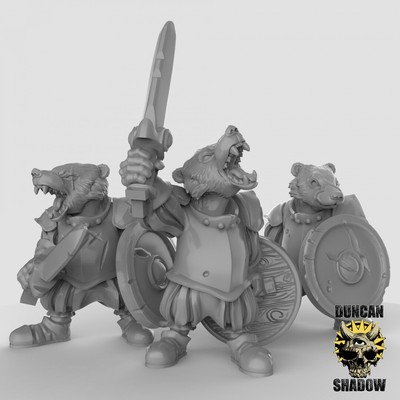 Badger-folk, Badger kight, Dnd Badgerfolk, badger warrior, badge tank, Badger