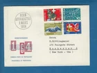 SWITZERLAND - 1964 COMMEMORATIVE STAMPS FDC - SCOTT 434-437 - N254e