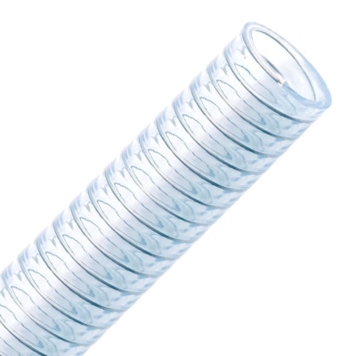 PVC Saugschlauch Spiralschlauch Stahlspirale Druck Pumpen Schlauch Lebensmittel