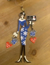 Sunset Vista Designs Friend Christmas Memories Ornament Metal New