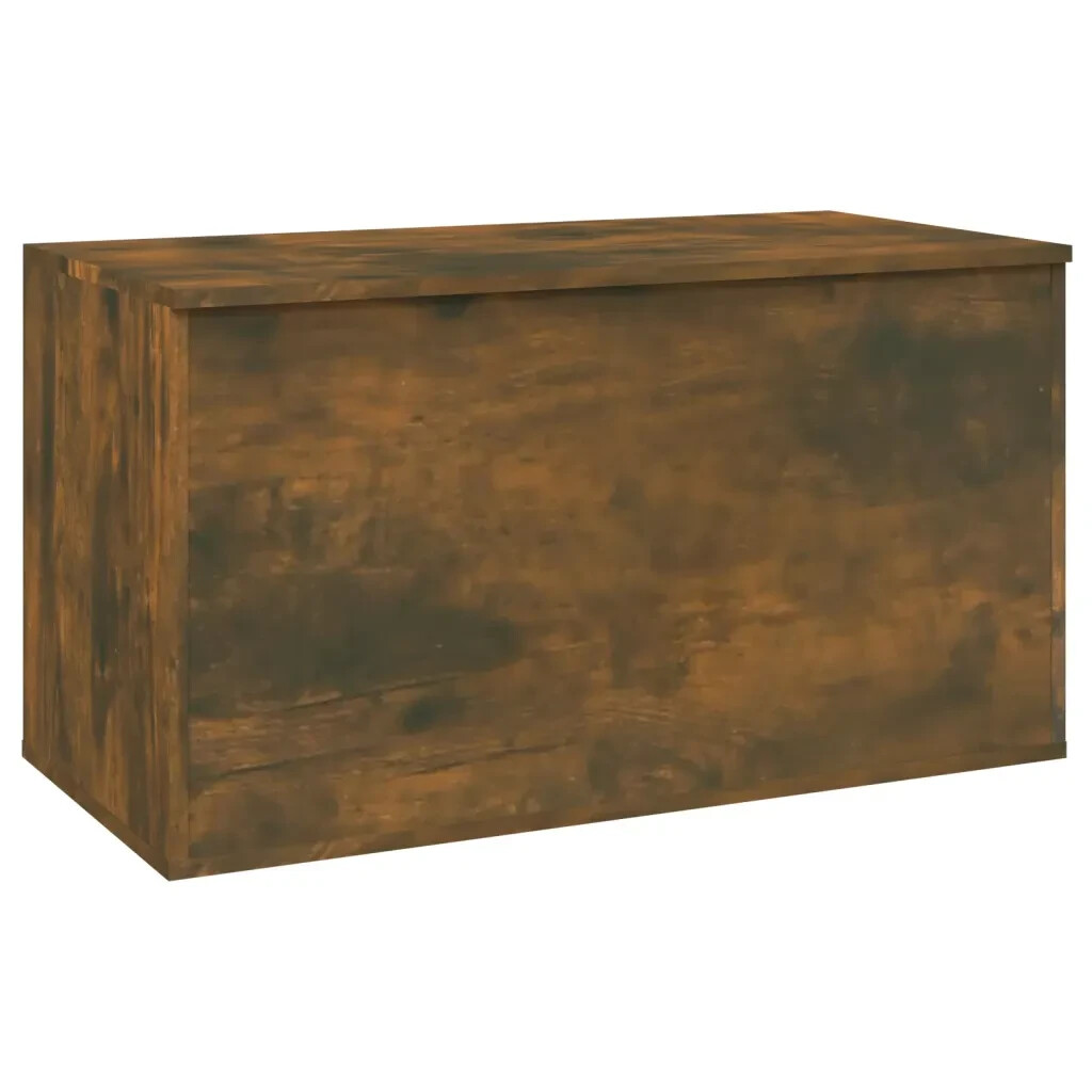 Extra Large Wooden Storage Box with Lid Trunk Smoked Rustic Chest
