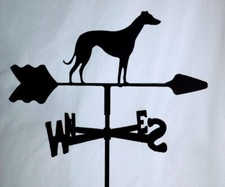 Greyhound Garden Style Weathervane Wrought Iron Look MADE IN USA