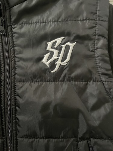SOUTHPOLE Hooded Black Puffer Full Zip Jacket Youth Size Medium Small (4) •NEW• - Picture 3 of 6